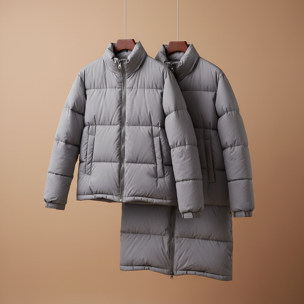 Feather Jacket - Grey