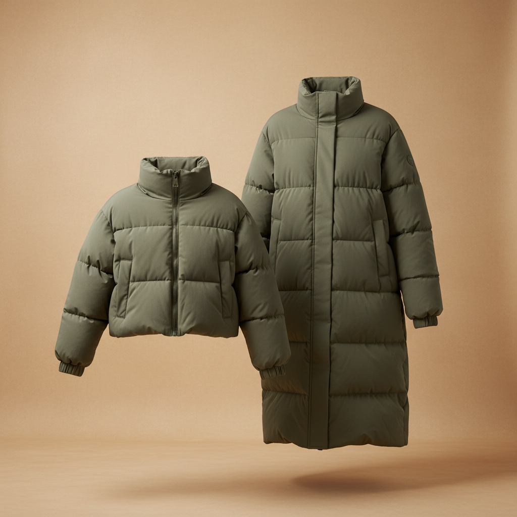 Feather Jacket - Olive