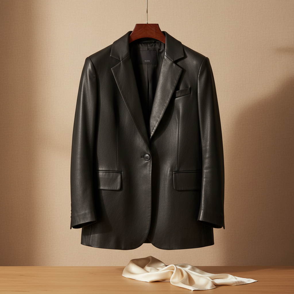 Leather Blazer