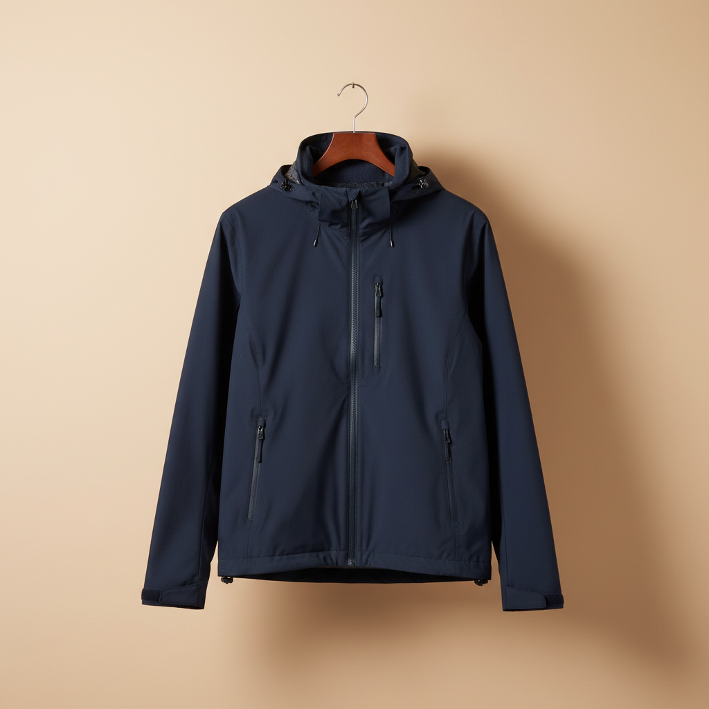 Spring Jacket - Navy Windbreaker
